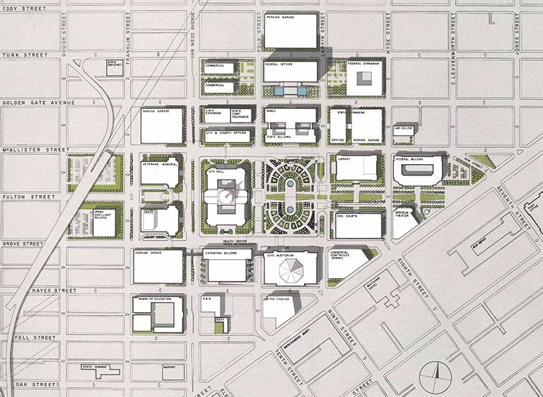 Civic Center Development Plan (1958)