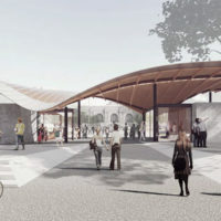 McAllister Street Pavilion at Civic Center Plaza