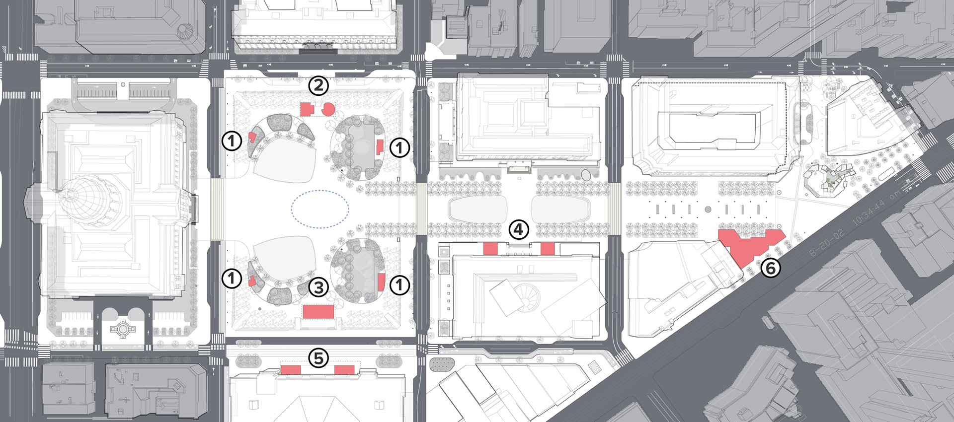Pavilions Map