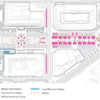 UN Plaza Farmers Market and Care Village