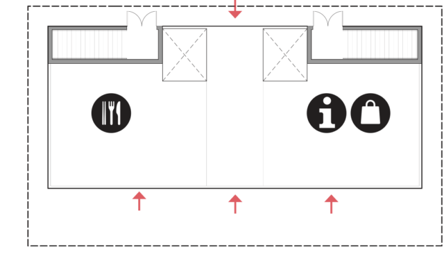 Layout of Grove Street Pavilion Concept