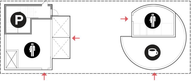 Layout of McAllister Street Pavilion Concept